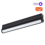 359953 PORT NT25 216 черный Трековый св-к диммир. со сменой цв.температуры, пульт ДУ/Tuya Smart Life IP20 LED 18W 3000-6000K 90-240V VECTOR