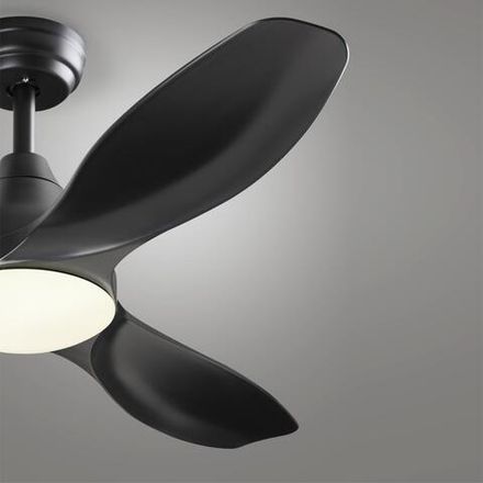 7701/24L VIVA LED SN 186 Люстра-вентилятор, черный LED 24Вт 3000-6000K D1220 пульт ДУ STORM