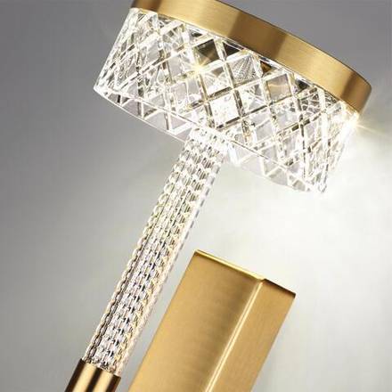 5032/8WL L-VISION ODL24 445 античн.бронза/металл/акрил Бра LED 8W 4000K 543лм FIVRE