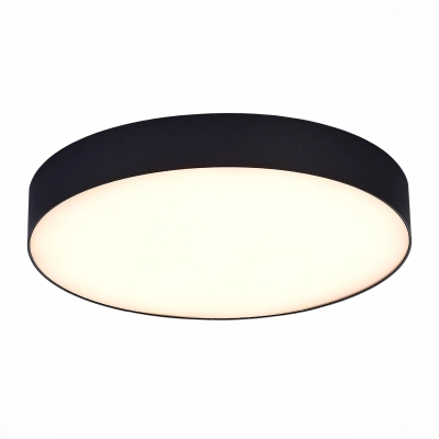 ST606.432.48 Светильник потолочный Черный LED 1*48W 3000K 4 320Lm Ra>85 120° IP20 D400xH55 185-265V