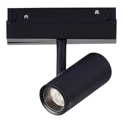 ST808.436.08 Магнитный трековый светильник Черный LED 1*8W 3000K 500Lm Ra>90 36° IP20 D42xH135 48VV