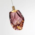 7113/4LC L-VISION ODL25 Подвесной светильник бронзовый/винное стекло/металл IP20 LED 4W 300Лм 3000K 200° 220V GEMME