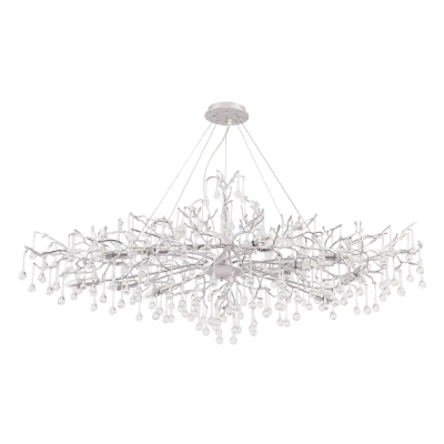 Люстра Crystal Lux REINA V2 SP12 L1500 SILVER PATINA 3582/312V