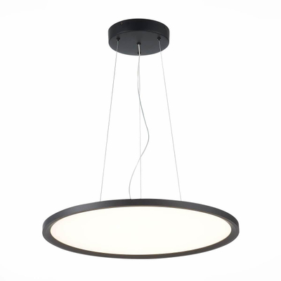 ST602.443.56 Светильник подвесной Черный LED 1*56W 4000K 5 040Lm Ra>80 120 IP20 D600xH36 90-265V