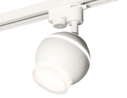 Комплект трекового однофазного светильника с подсветкой XT1101070 SWH/FR/CL белый песок/белый матовый/прозрачный MR16 GU5.3 LED 3W 4200K (A2520, C1101, N7160)