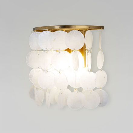 Бра с перламутром 60084/2 латунь/перламутр