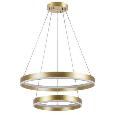 736422 Люстра ROTONDA 165W LED 7920LM 120G ЗОЛОТО 3000-6000K