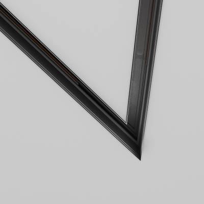 Коннектор угловой 45° Exility встраиваемый под ГКЛ 9,5мм, черный, TRA034CLS-42B. TM Maytoni