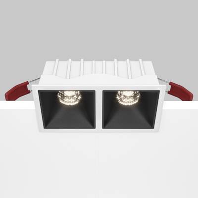 Встраиваемый светильник Alfa LED 4000K 2x10Вт 36°, DL043-02-10W4K-SQ-WB. TM Maytoni