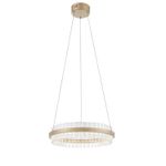 SL383.203.01 Светильник подвесной ST-Luce Золотистый/Золотистый, Прозрачный LED 1*34W 3000K