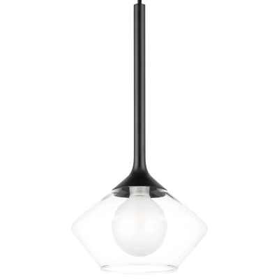 801202 Люстра VETRO 1х6W(led) G9 ЧЕРНЫЙ/ПРОЗРАЧНЫЙ Lightstar