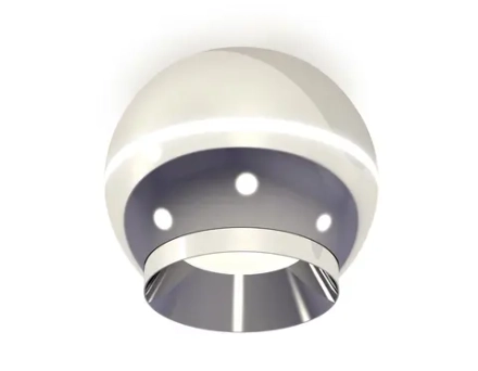 Комплект накладного светильника XS1104002 PSL серебро полированное MR16 GU5.3 LED 3W 4200K (C1104, N7032)