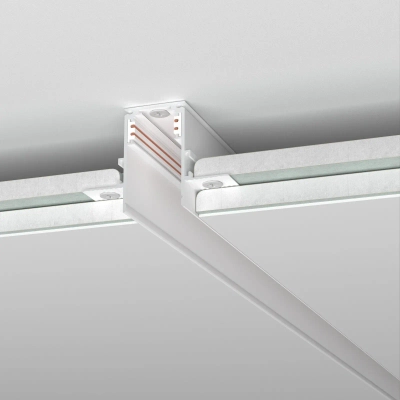 Slim Magnetic Шинопровод встраиваемый под ГКЛ 9,5мм белый 3м 85210/00