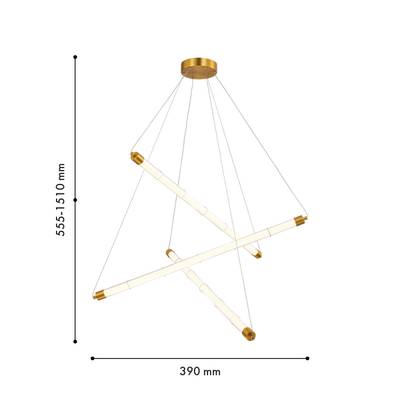 Подвесная люстра Banche 4558-3P. ТМ Favourite