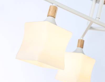 Светильник подвесной TR9488/3 WH/FR белый/белый матовый E27/3 max 40W D470*280