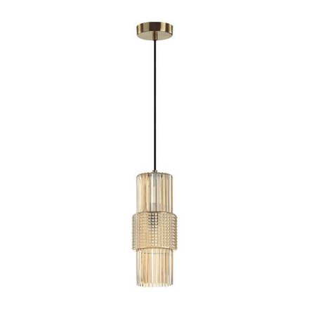 5019/1 MODERN ODL23 405 бронзовый/янтарный металл/стекло Подвес E14 1*40W PIMPA