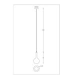 Подвесной светильник Arte Lamp Gala A2715SP-1SG, 1хE14