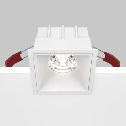 Встраиваемый светильник Альфа / Alfa LED 15 Вт 4000 К 36° с функцией диммирования, DL043-01-15W4K-D-SQ-W. TM Maytoni