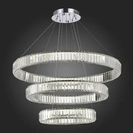 SL1622.103.03 Люстра подвесная ST-Luce Хром/Прозрачный LED 1*122W 4000K