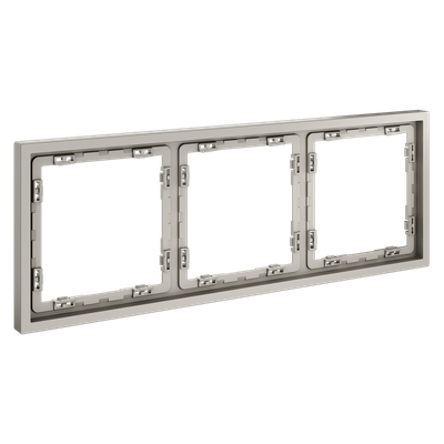 VLS100303 Рамка пластиковая VOLTUM S70 на 3 поста, (кашемир) (ТМ Maytoni)