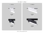 Светильник светодиодный трековый GL6806 WH белый LED 12W 4200K 230*22*87