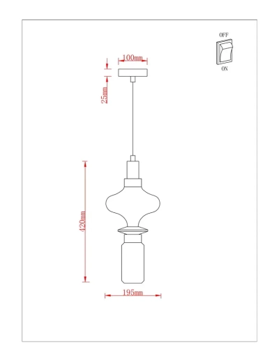 Подвесной светильник Arte Lamp FIORATO A2442SP-10PB, 1хLED