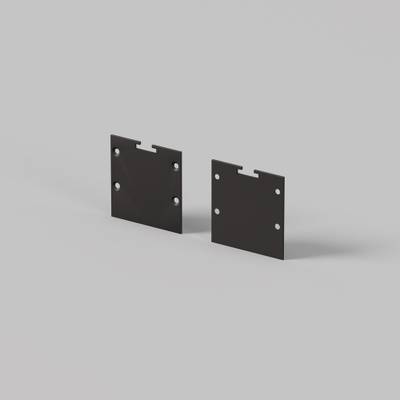 Комплект заглушек (для профиля 35×35) 2 шт., ALM-3535BT-B-EC 642038. TM Maytoni