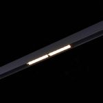 ST804.436.12 Магнитный трековый светильник Черный LED 1*12W 3000K 700Lm Ra&gt;90 120° IP20 L220xW22xH46 48VV