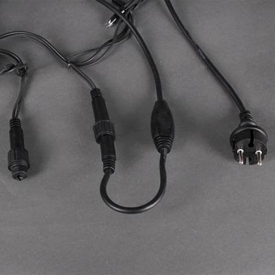 A-518 W гирлянда светодиодная "Бахрома", 5х0,9м, 240LED, провод черный, морозостойкий