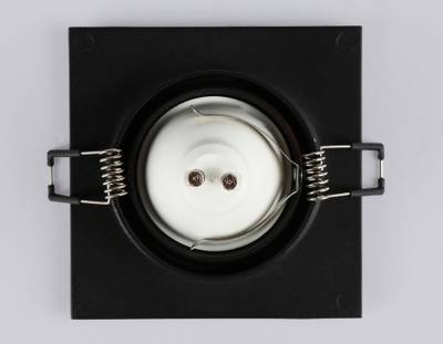 Светильник встраиваемый TN102744 BK черный IP20 GU5.3 95*95*25