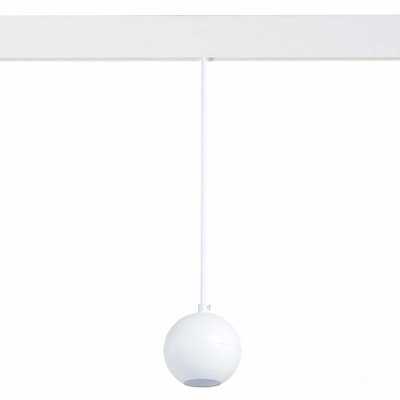 ST354.543.12 Магнитный трековый светильник подвесной белый LED 1*12W 4000K 750Lm Ra>80 36° IP20 D100xH92 48V