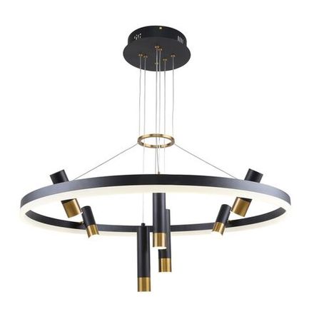 Подвесная люстра Daur 3097-8P, LED*48W + 7*LED*3W, 4690LM, 4000K. ТМ F-Promo