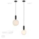 4671/1 PENDANT ODL20 471 черный/белый Подвес E27 1*40W (тип лампы СВЕЧА ) 220V OKIA