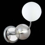 SLE220911-02 Бра Хром/Белый, Дымчатый G9 2*5W