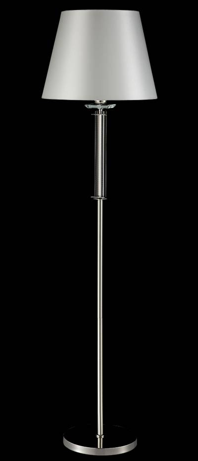 Торшер Crystal Lux NICOLAS PT1 NICKEL/WHITE 3400/601