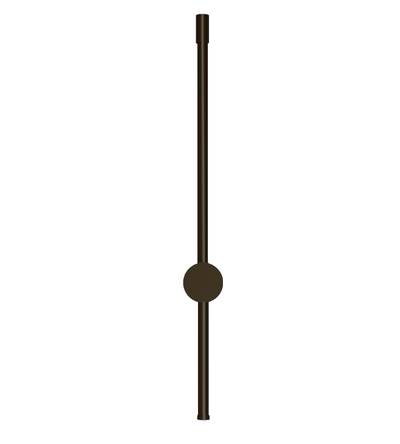 08423-60,19(3000K) Бра Локи черный h60 w10,5*6 Led 12W (3000K)
