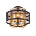 8007/3C MODERNI LN25 черный/черный, золотой металл/металл, стекло Потолочный светильник Е14 3*40W 220V Zarina
