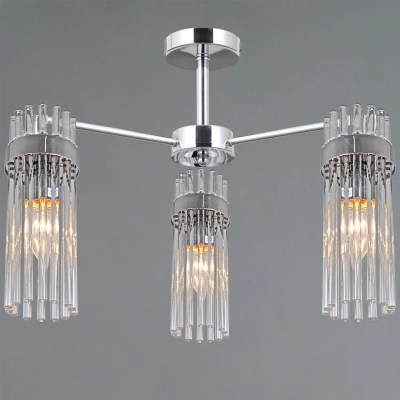 IL0761-3CSQ-25 CR GENOA светильник потолочный ILLUMICO, E14х3