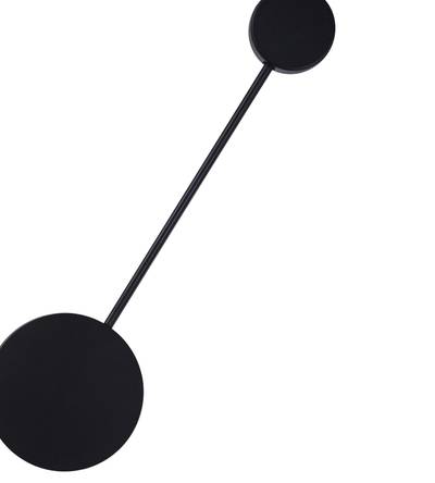 2208-1B,19 Настенный светильник Фирс черный d14 h50 Led 5W (4000K)