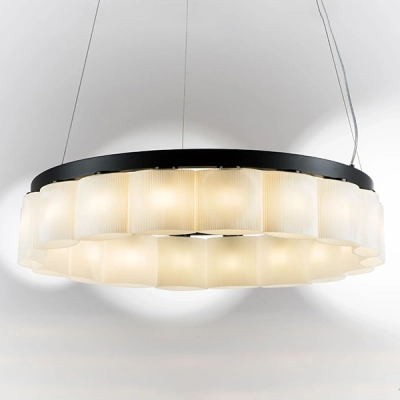 812186 Люстра NIBBLER 18х6W(Led) G9 ЧЕРНЫЙ/БЕЛЫЙ