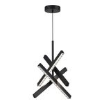 SL1018.413.04 Светильник подвесной ST-Luce черный/прозрачный LED 4*43W 4000K