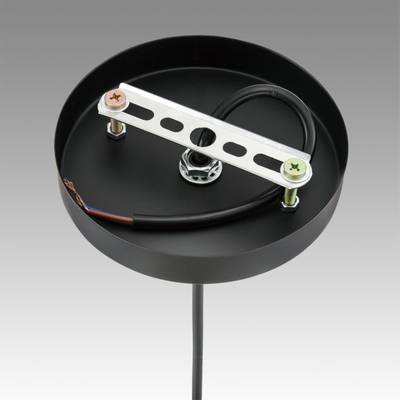 8057/1A SUSPENTIONI LN25 311 черный/смоки металл/стекло Подвесной светильник E27 1*60W 220V ELENIKA