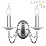 8034/2W CLASSI LN26 металл/стекло, хром/прозрачный Бра E14 2*40W 220V INCANTO