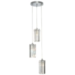 Citilux Джейн CL306031 Хрустальный подвесной светильник Хром