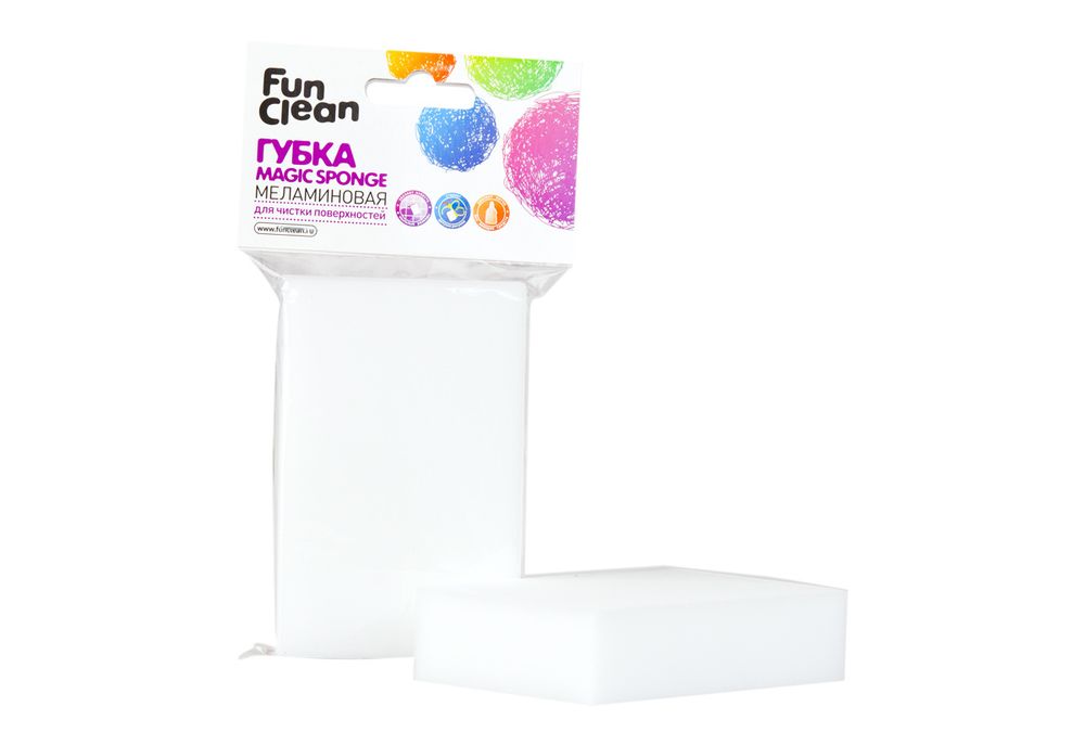 Губка для поверхностей Fun Clean, меламин, 1шт.
