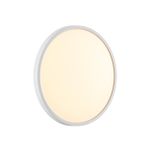 7659/24L MITRA LED SN 52 Светильник пластик/белый LED 24Вт 3000/4000K D300 IP40 ALFA WHITE