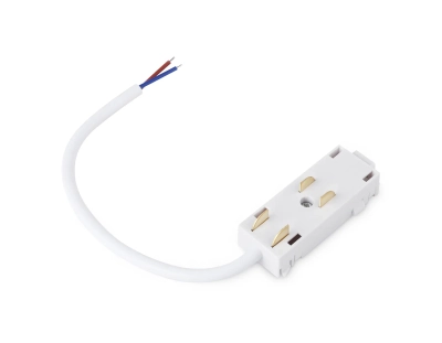 Ввод питания для шинопровода Magnetic 220V GL1101 WH белый IP20 200*28.5*18