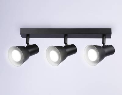 Светильник накладной TA13122/3 BK/WH черный/белый GU10/3 max 12W 470*85*150
