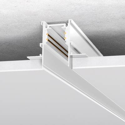 ST004.519.00 Шинопровод магнитный встраиваемый под ГКЛ 10мм ST-Luce Белый Длина 1 000мм