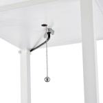 8089/1F COMFI LN26 459 белый, дерево/текстиль Торшер Е27 1*60W 220V PRACTIC